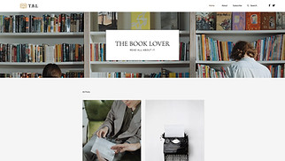 Webové šablony pro Umění – Blog o knihách