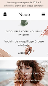 Templates de site web pour Boutiques en ligne - Boutique de maquillage
