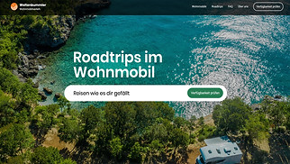 Autos & Transport Website-Vorlagen - Wohnmobilverleih 