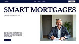  website templates - Mortgage Lender (Professional)
