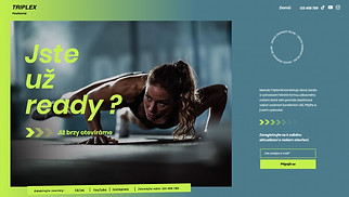 Webové šablony pro Sport a fitness – Bude brzy - cílová stránka