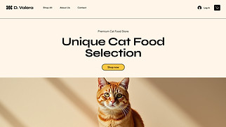 Pets & Animals website templates - Cat Food Store (Bold)