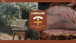 Restaurant website templates - BBQ Restaurant (Earthy)