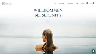 Online-Shop Website-Vorlagen - Spa
