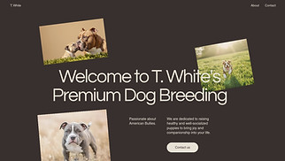  website templates - Dog Breeder (Strong)