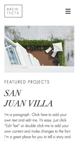 Mẫu trang web Kiến trúc – Công ty kiến trúc