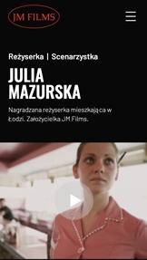 Portfolio website templates – Reżyser