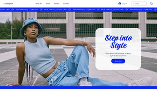 Jewelry & Accessories website templates - Ecom Hat Shop (Stylish)