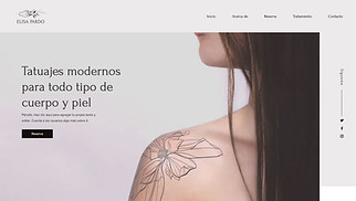 Artes visuales plantillas web – Tatuador(a) 