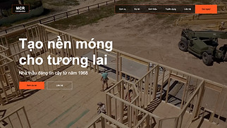 Mẫu trang web Doanh nghiệp - Công ty xây dựng