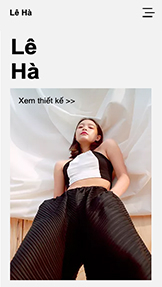 Mẫu trang web Thiết kế – Nhà thiết kế thời trang 