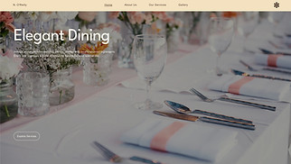 All website templates - Wedding Caterer (Fresh)