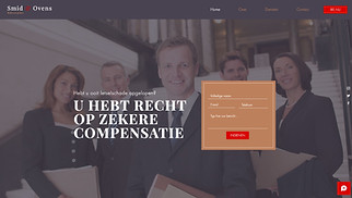 Financiën en juridische zaken website templates - Advocaat