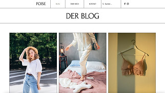 Blog Website-Vorlagen - Modeblog 