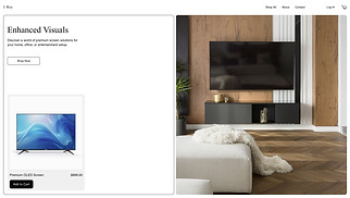 eCommerce website templates - Screen Store (Stylish)