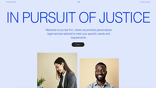 Law website templates - Law Firm (Geometric)