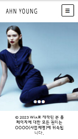 포트폴리오 및 이력서 카테고리 템플릿 – 최신유행 패션 디자이너