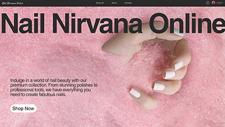Beauty & Wellness website templates - Online Nail Care Store (Colorful)
