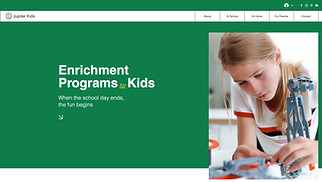 Online Education website templates - Enrichment Classes