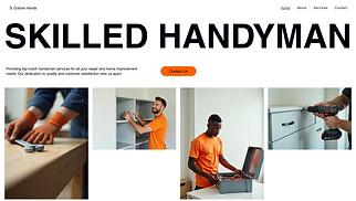 Industrial website templates - Handyman (Bold)