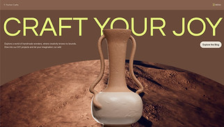 Visual Arts website templates - Arts & Crafts Blog (Rustic)
