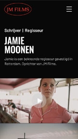 Portfolio en cv website templates - Regisseur