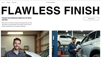 Industrial website templates - Car Repair Service (Clean)