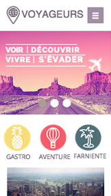 Templates de site web pour Voyages et tourisme - Agence de Voyages