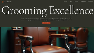 Hair website templates - Barber (Classic)