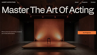 Hemsidemallar för Allt - Acting School (Uplifting)