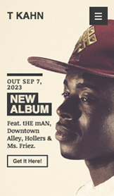 Mẫu trang web Ca sĩ và Nhạc sĩ – Musician