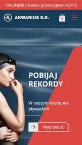 Sklep internetowy website templates – Stroje kąpielowe