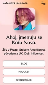 Portfolio a životopis website templates – Kreativní CV