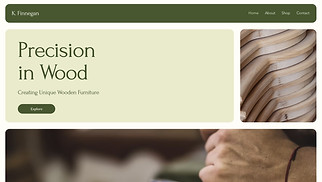 Arts & Crafts website templates - Craftsman (Modern)
