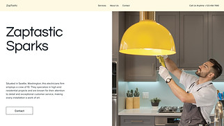  website templates - Electrician (Simple)