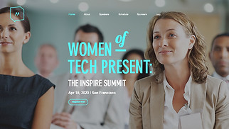Mẫu trang web Hội nghị và Gặp mặt - Hội nghị về công nghệ