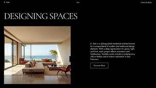 Architecture website templates - Residential Architect Portfolio (Elegant)