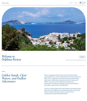 Landing page de la ciudad