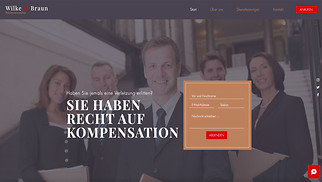 Finanzen & Recht Website-Vorlagen - Anwalt/Anwältin