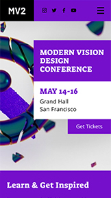 Mẫu trang web Hội nghị và Gặp mặt – Hội nghị sáng tạo