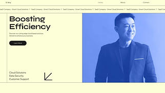  website templates - SaaS Company (Bright)
