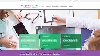 Gesundheit & Wellness Website-Vorlagen - Arztpraxis
