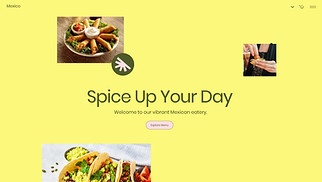 Restaurants & Food website templates - Mexican Restaurant (Vibrant)