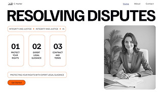 Law website templates - Labor Relations Attorney (Dynamic)