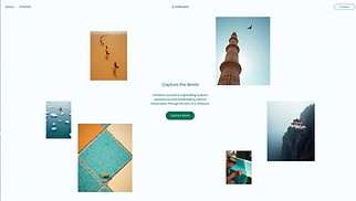 Photography website templates - Travel Photographer (Vibrant)