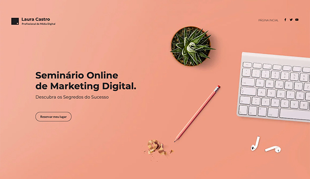 Ver todos os templates website templates – Site de Seminários