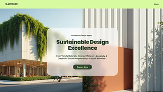 Portfolio & CV website templates - Architectural Design Agency (Modern)