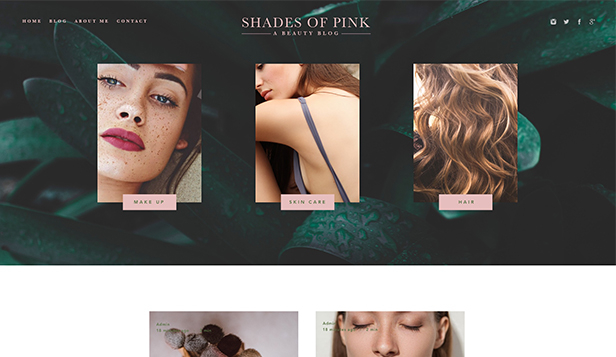 Makeup & Cosmetics Website Templates | Beauty & Hair 