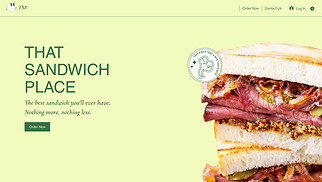 Restaurant website templates - Fastfood restaurant