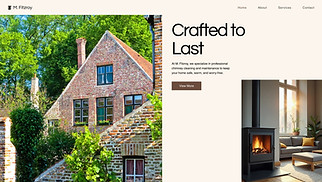 Industrial website templates - Chimney Cleaning Service (Clean)
